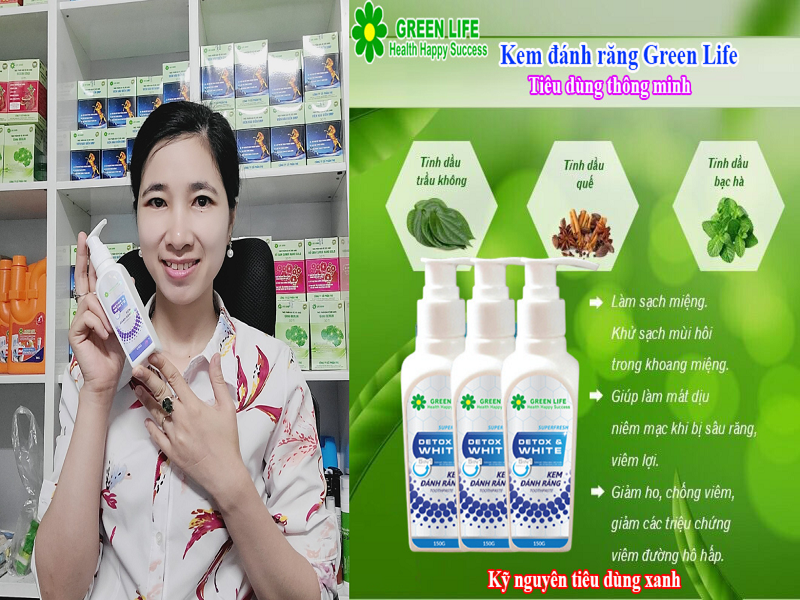 KEM ĐÁNH RĂNG GREEN LIFE -TOP SẢN PHẨM KEM ĐÁNH RĂNG TỐT NHẤT THẾ GIỚI